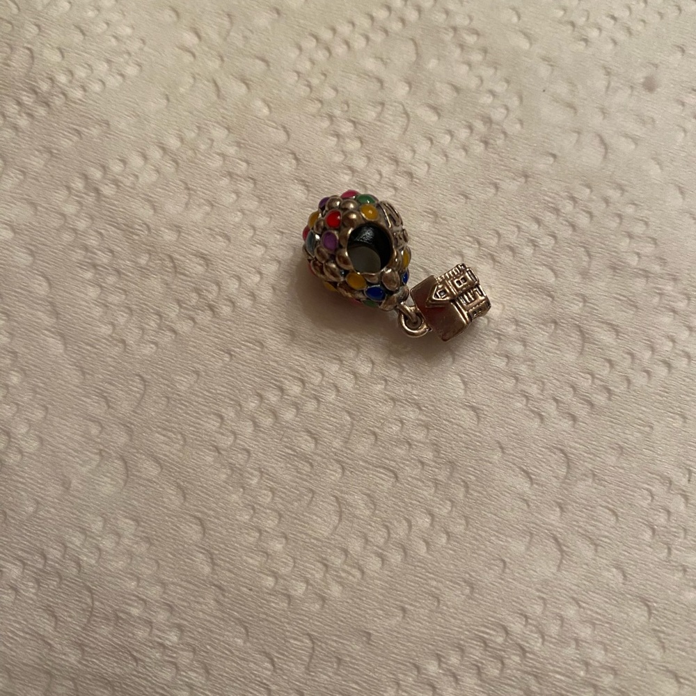 Colorful Hot Air Balloon Charm
